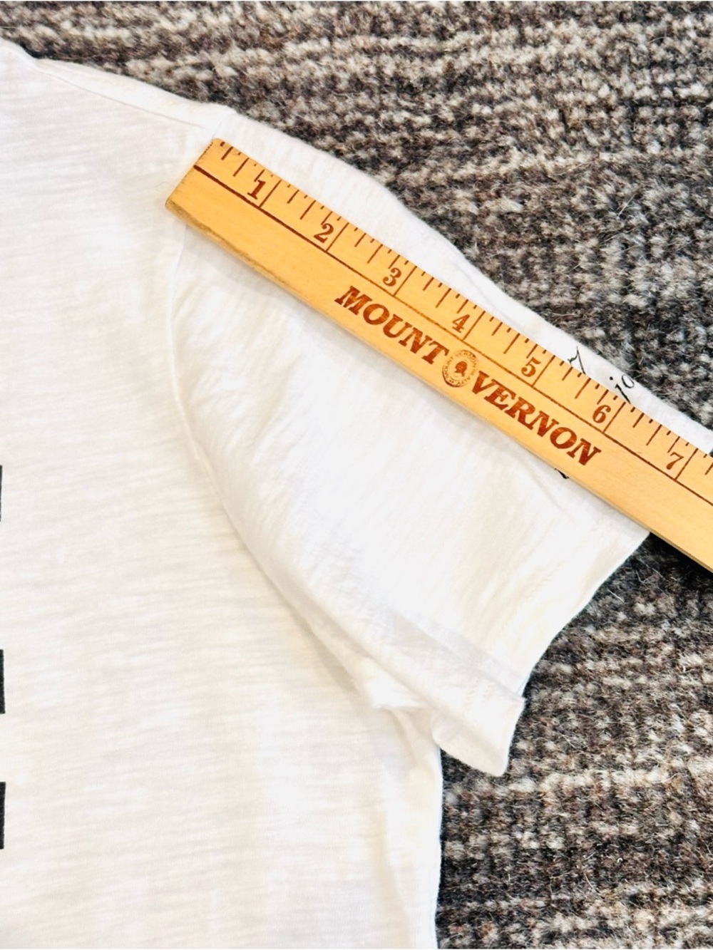 Cinq à Sept Tous Les Jours Graphic Baby T-shirt Size Small Oui Oui Oui White - Picture 11 of 12